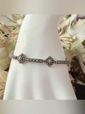 925 Sterling Silver Art Deco Bracelet